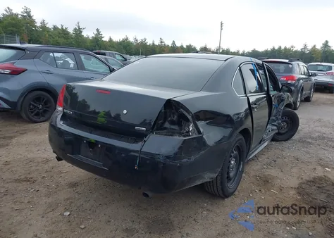 2015 Chevrolet Impala Limited Police из США, поврежденный, VIN 2G1WD5E38F1134128